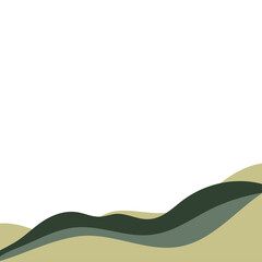 Obraz premium Serene Green Hills on a Sunny Day With Clear Sky in the Countryside