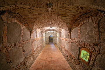 Inside the crypt of the Church on the Hill from Sighisoara, Transylvania, Romania - 748197301