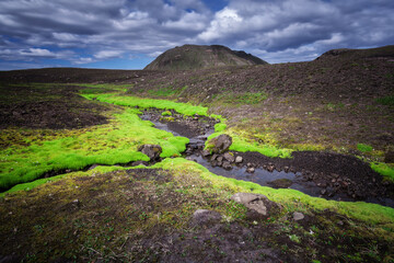 Fototapeta na wymiar Beautiful Landscapes and Seascapes of Iceland