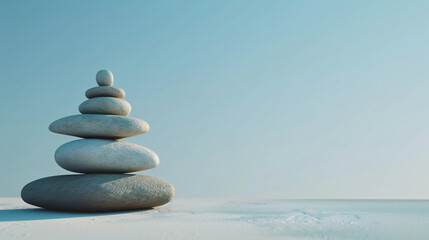 Fototapeta premium rock balancing stones