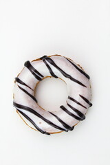 Donuts with cream and fruit filling