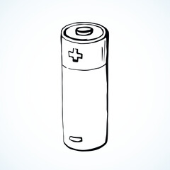 Battery. Vector drawing