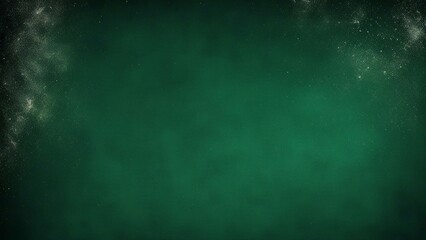 green chalkboard background A dust and scratches design. Aged photo editor layer. Dark green grunge abstract background.  