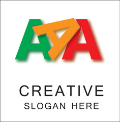 AAA 3 Letter Logo Creative