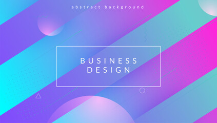 Abstract Banner. Dark Music Art. Pink Digital Texture. Technology Flyer. Curve Gradient Composition. Geometry Page. Cool Landing Page. Blue Abstract Banner - obrazy, fototapety, plakaty