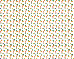 nature pot plant vector repeat seamless design