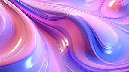 Obraz premium 3D rendering. Pink, blue and purple fluid shapes. Abstract background.