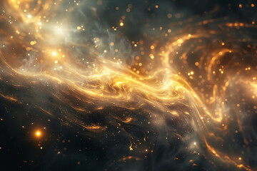 Obraz premium A computer generated image of a galaxy with a dark background