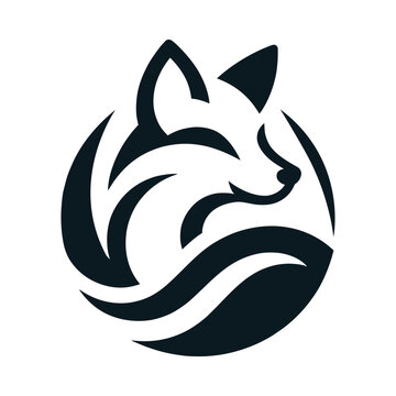 Fox for logo. Vector illustration