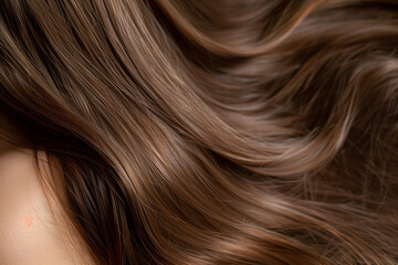 Fototapeta premium Model girl with shiny beautiful hair 
