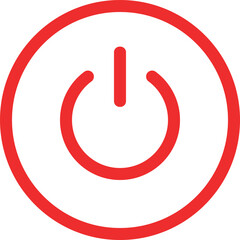 Flash light on symbol or Power button icon.