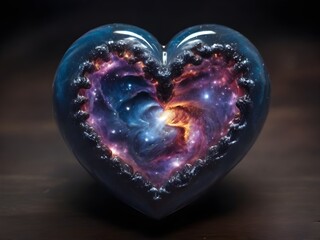Galaxy Inside Heart