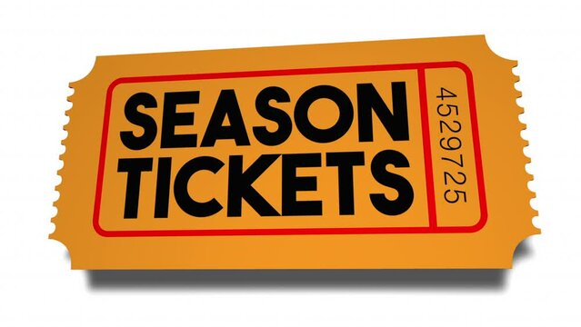 Season Tickets Special VIP Access Game Seats Theater Admission Buy Now 3d Animation
