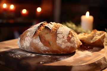fresh healthy natural bread food - obrazy, fototapety, plakaty