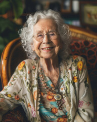 Milestone of Happiness: Capturing a Joyful 100-Year-Old

