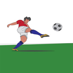 soccer playing icon