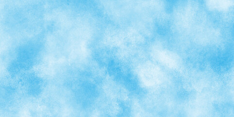 Simple blue color watercolor vector background, Abstract beautiful light blue cloudy sky clouds with stains, The summer is colorful clearing day Good weather with natural clouds.