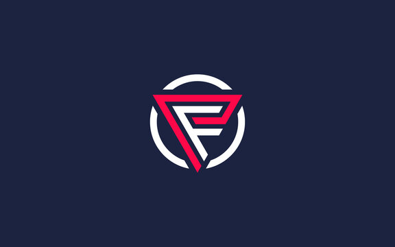 letter pf with shield logo icon design vector design template inspiration