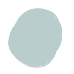 Icône ronde bleue minimaliste  - obrazy, fototapety, plakaty