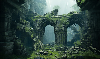 forest ruins