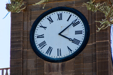 Fototapeta na wymiar Church tower clock