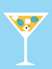 Cocktail bar. Menu design template. Happy Hour. Vector. Alcoholic drinks card.