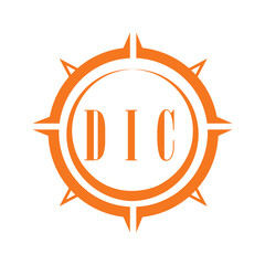DIC letter design. DIC letter technology logo design on white background. DIC Monogram logo design for entrepreneur and business.
