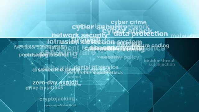 Technology cyber secure and world map showcasing importance of cybersecurity and online safety in digital era