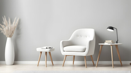 Versatile Modern Sofa Interior Furniture, Highlighting the Elegance of the 3D Armchair