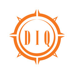 DIQ letter design. DIQ letter technology logo design on white background. DIQ Monogram logo design for entrepreneur and business.