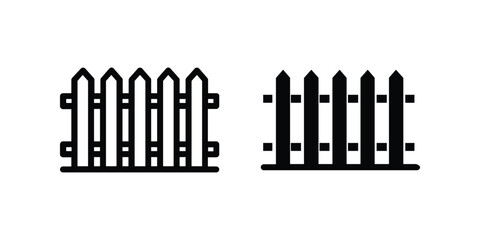 Fence icon. sign for mobile concept and web design. vector illustration