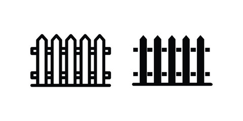 Fence icon. sign for mobile concept and web design. vector illustration