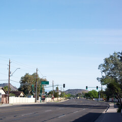 Crossroad of 43rd Avenue and Paradise Lane in North-West Phoenix, AZ