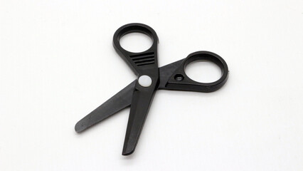 Black scissors with a small size