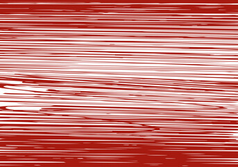 Fondo rojo de rayas horizontales irregulares 