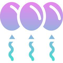 Obraz premium Balloons icon