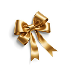 golden ribbon bow