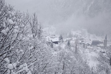 Panorama alpino, Val Sesia inverno e neve