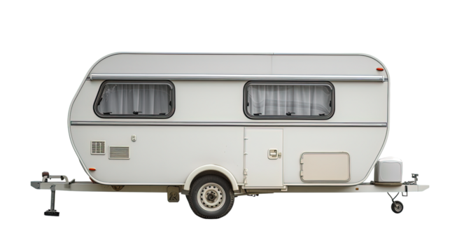  Caravan isolated on white or transparent background