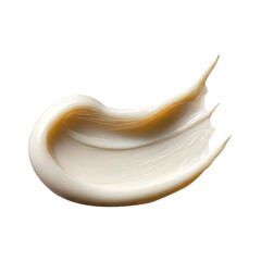 Smear of foundation cream on a transparent background. Beauty and Cosmetics. Health and care