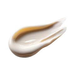 Smear of foundation cream on a transparent background. Beauty and Cosmetics. Health and care