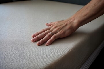 Hand Testing Orthopedic Memory Foam Core Mattress