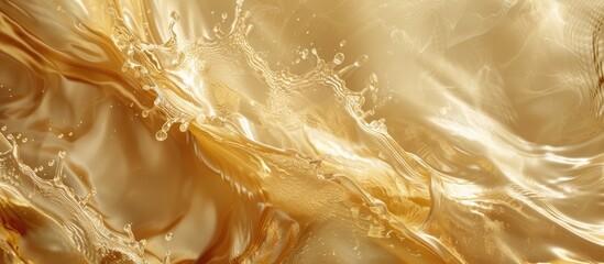 A detailed close-up view of a gold and white background, showcasing intricate patterns and...