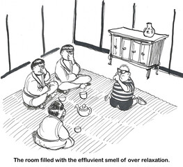The Relaxation Caused an Odd Odor