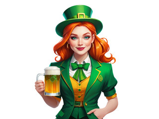 Irish Festivities in Full Swing. Generative AI