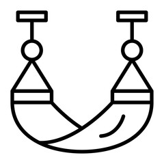 Hammock Line Icon