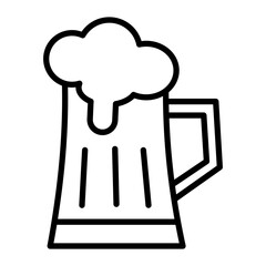 Beer Line Icon