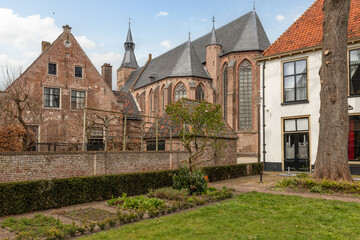 Church in the medieval fortified town of Hattem.