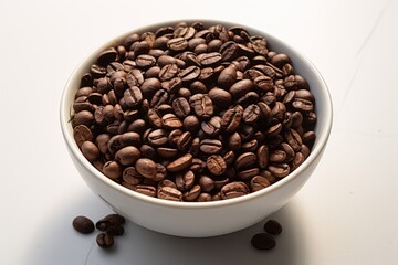 Fototapeta premium a bowl of coffee beans