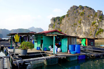 Famous floating fishing villages of Vietnam